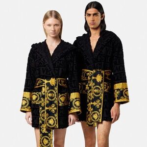 Versace Baroque Short Robe SMALL NWOT